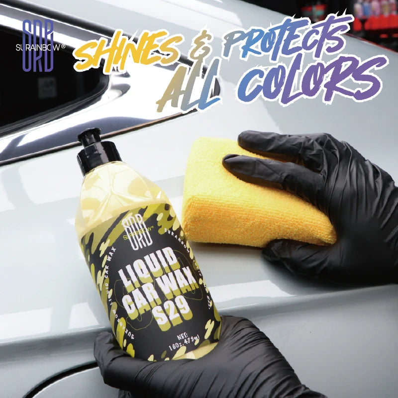 Liquid Car Wax with Carnauba Shine - All Colors, Superior Protection for All Paints