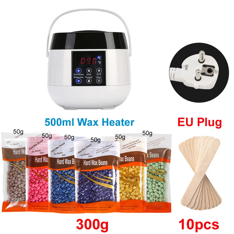500ml Hair Removal Wax Heater Machine with Temperature Control - Paraffin & Wax Warmer