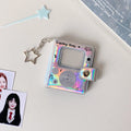 Mini Photo Album Pendant Keychain - Sparkling Girl Idol Photo Storage Card Book