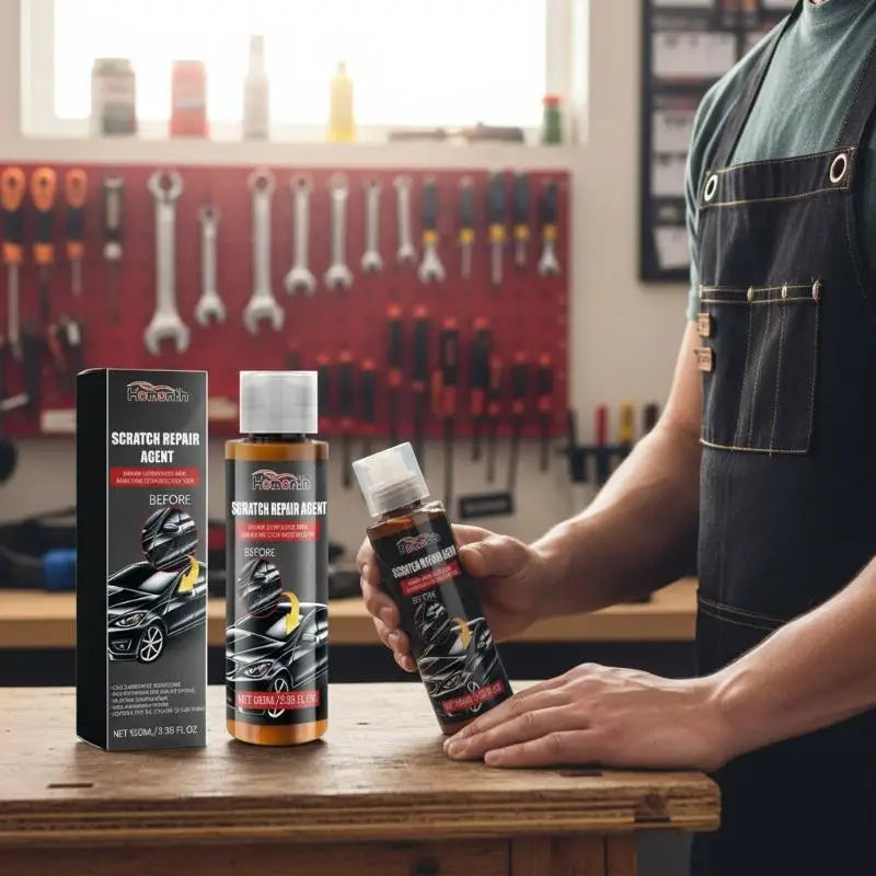 Car Paint Protection Wax Kit with Repair Paste and Wipe Cloth - 100ml