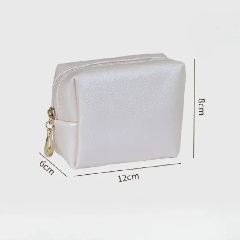 Mini Makeup Bag Cosmetic Organizer Pouch Travel Storage Small Coin Case