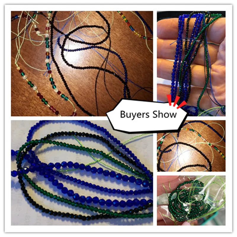 Natural Semi-Precious Spinel Beads for Jewelry Making - Dark Green, 2mm, 38cm