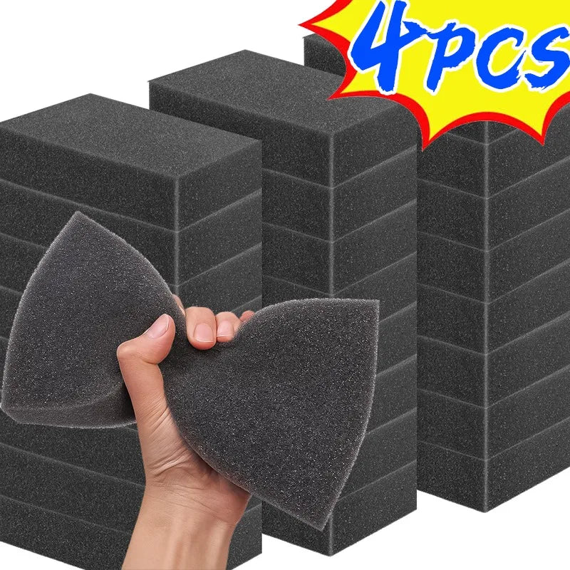 Black Car Wash Sponge Block - Absorbent, Durable, Multi-Purpose Cleaning Tool