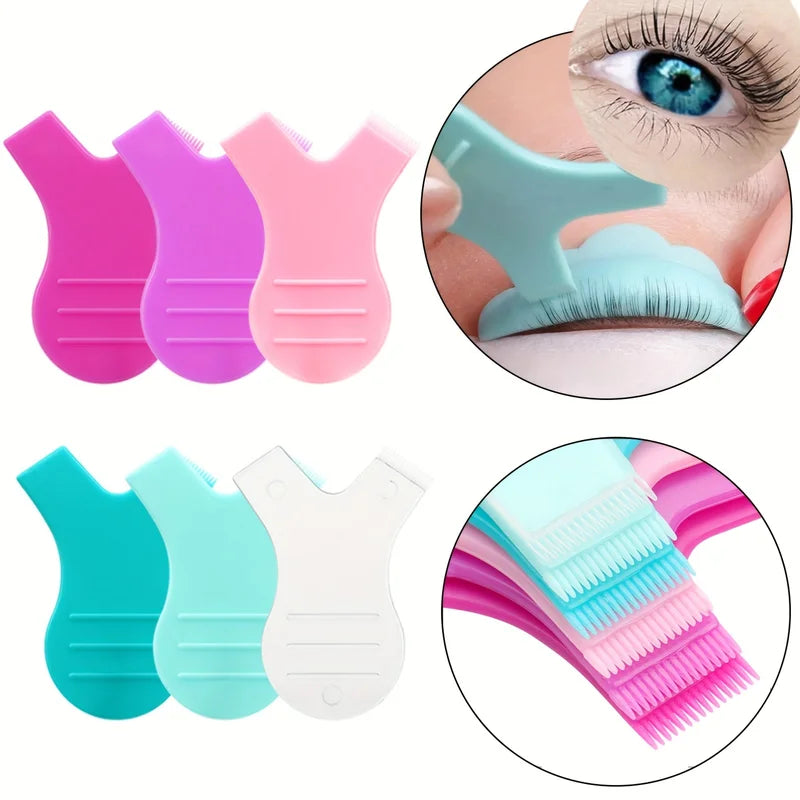 Y-Shaped Eyelash Lift & Extension Tool Kit - Reusable Comb & Perm Brush