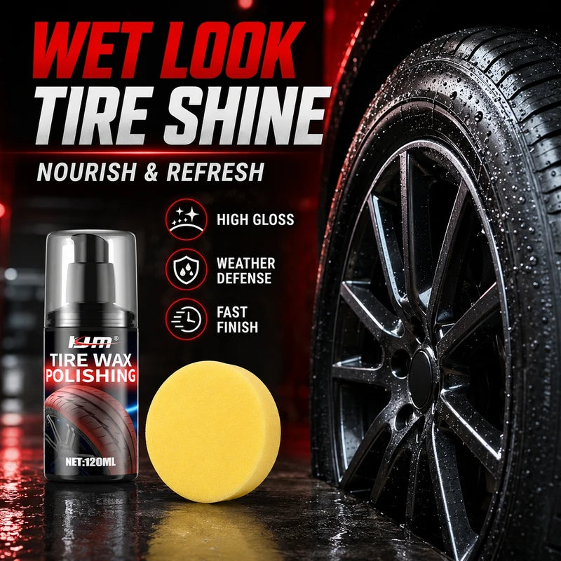 Car Bike Motorcycle Tire Wax - Durable Long-Lasting Protection & Repair