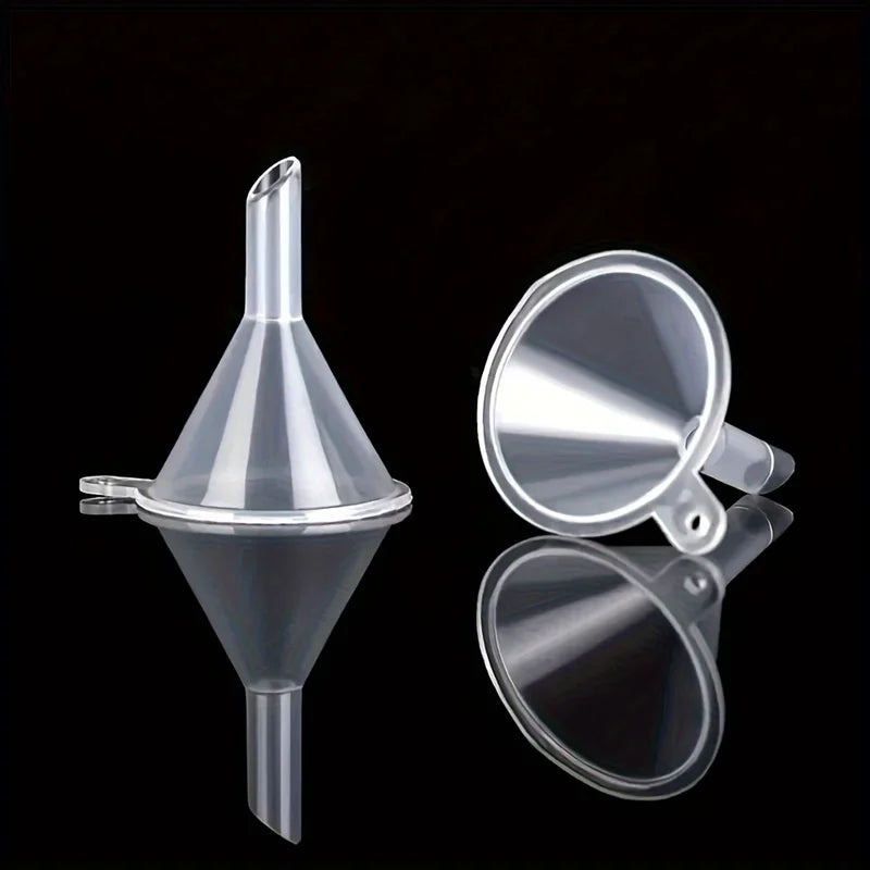 Perfume Sample Set with Plastic Funnel, Pipette, Dropper & Syringe - Travel DIY Cosmetics Kit
