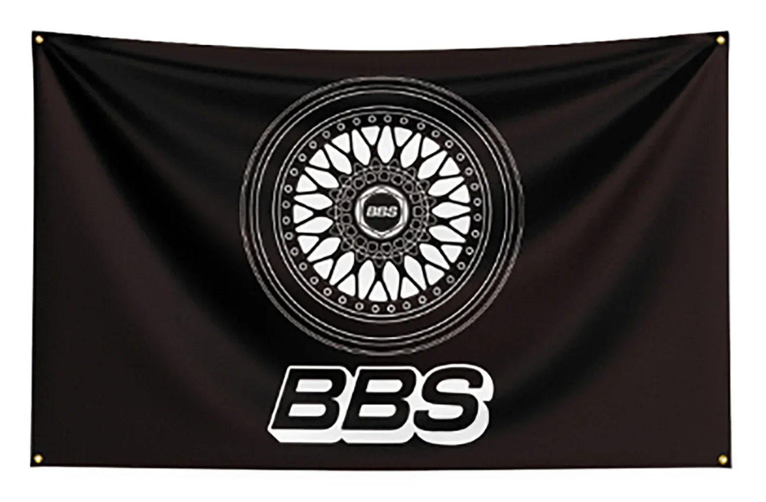 Car Wheel Flag Banner Polyester Car Decor Bunting Auto Enthusiast Room Decor