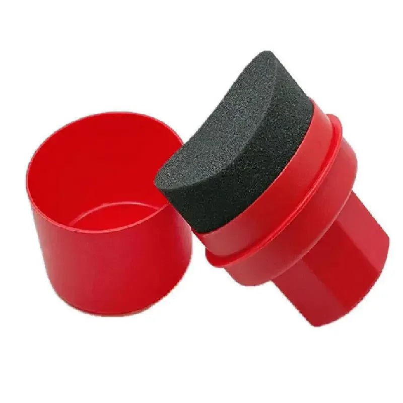Car Wheel Polishing Sponge with Lid Tire Wash Wipe Water Suction Pad for Tire Cleaning