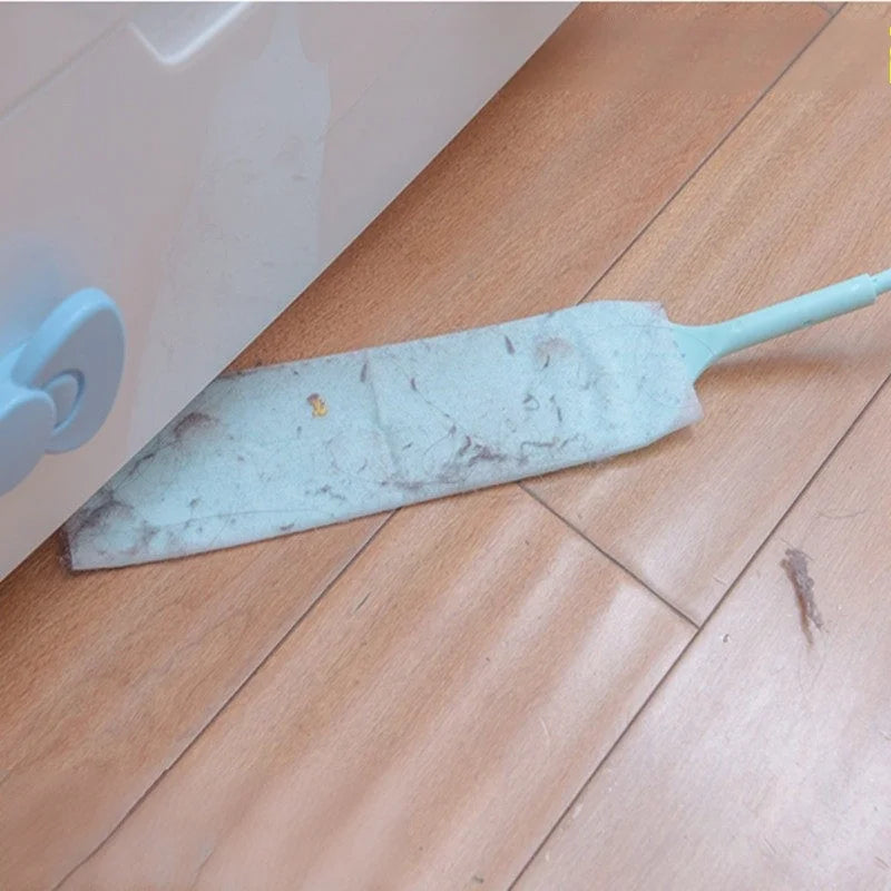 Household Gap Duster with Long Handle - Non-Woven Dusting Brush for Floors and Furniture