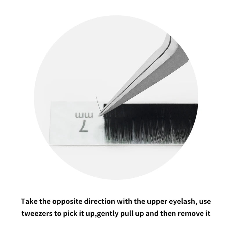 Lower Lash Extensions 5-7mm Natural Short Individual Eyelashes - Mix Sizes