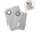 Stainless Steel Makeup Mixing Palette with Spatula for Foundation Lipstick Eyeshadow