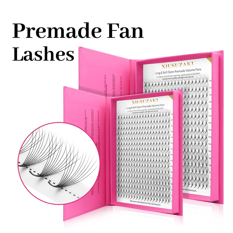 Premade Volume & Russian Style Eyelash Extensions 3D-16D, Pointed Base