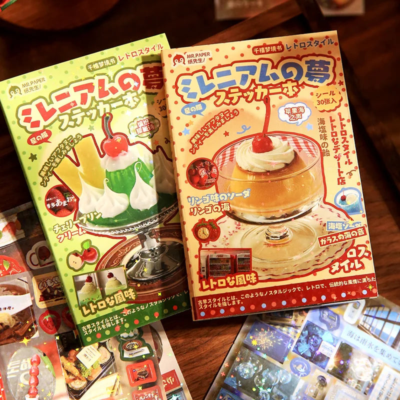 Millennium Dream Book Series Sticker Set for Handbooks Notebooks Collage Stationery