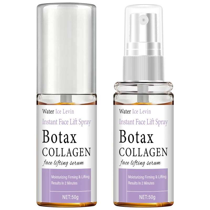 Instant Face Lift Spray with Collagen & Hyaluronic Acid - Firming & Moisturizing Serum