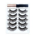 Magnetic Eyelashes with Eyeliner Kit - Reusable Natural Look, 5 Pairs