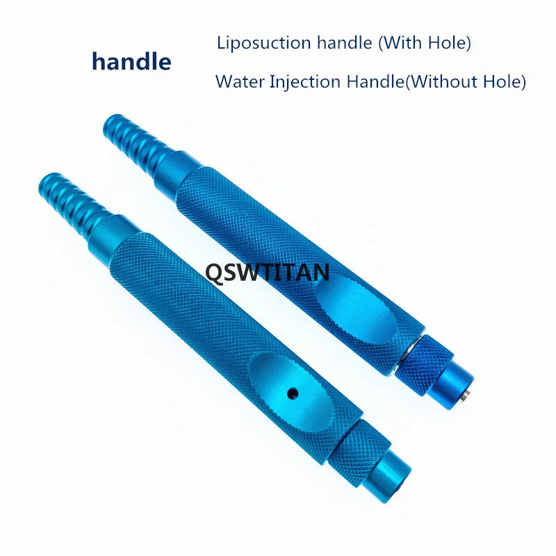 Water Injection Handle Converter for Ophthalmic Liposuction Titanium Handle