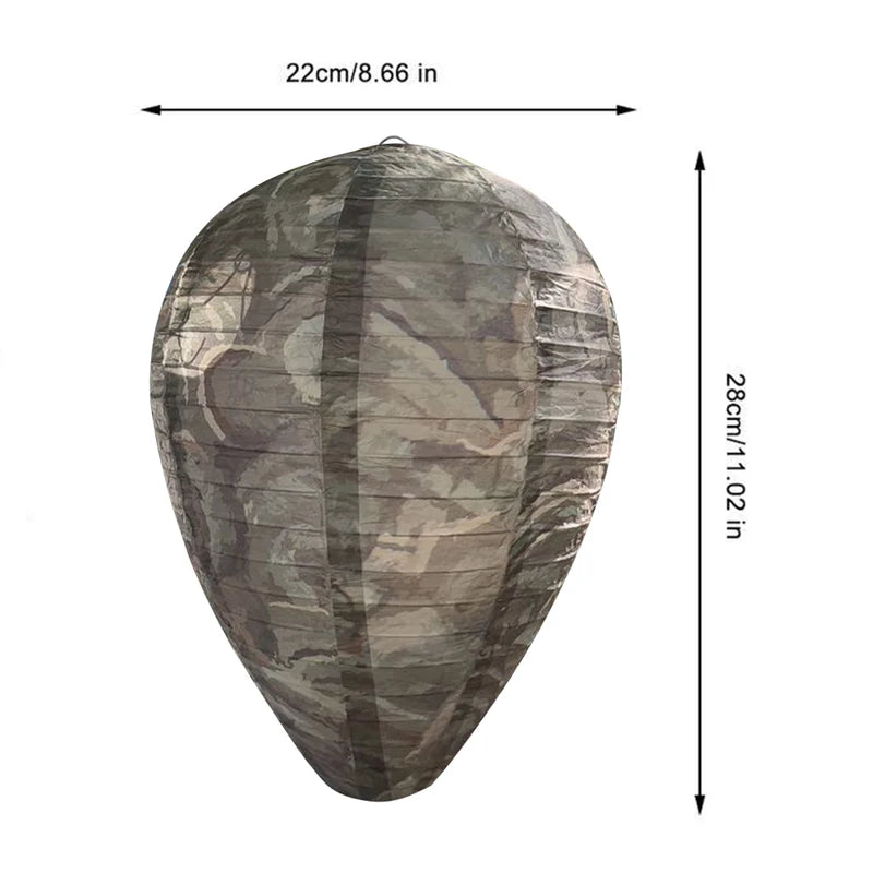 Outdoor Wasp Nest Decoy - Realistic Fake Hornet Trap for Garden & Patio