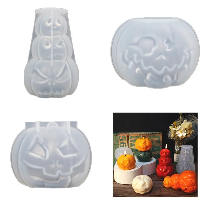 Halloween Curse Doll Candle Silicone Mold DIY Craft Kit for Handmade Holiday Decor
