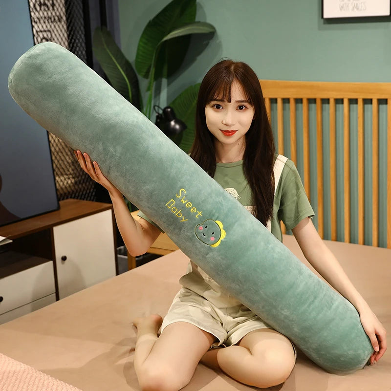 Rectangular Multi-Functional Sleep Support Pillow for Girls - Long Bolster Pregnancy & Side Sleepers Cushion