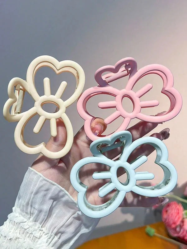 Candy Color Cat Bow Hair Claw Clip for Girls & Women - Stylish Hair Accessories