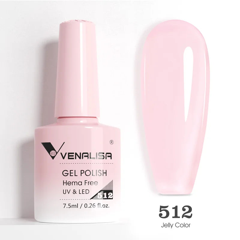 Venalisa HEMA-Free Nail Gel Polish - Semi-Permanent UVLED Soak Off Varnish