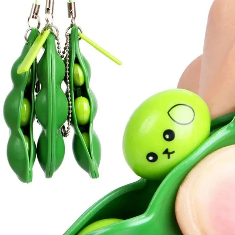 3PCS Sensory Fidget Toys Peas Set for Autism Anxiety Kids Party Favors