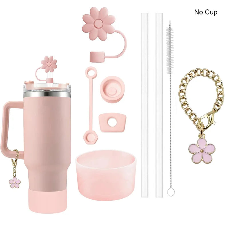 Silicone Cup Accessories Set for Stanley & Similar Tumblers - 9 Pieces