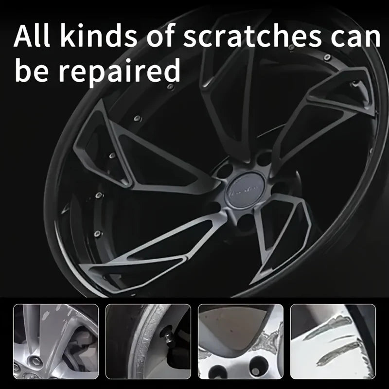 Car Hub Scratch Repair Wax Kit for Alloy Wheels - RVs, Motorcycles, Trucks
