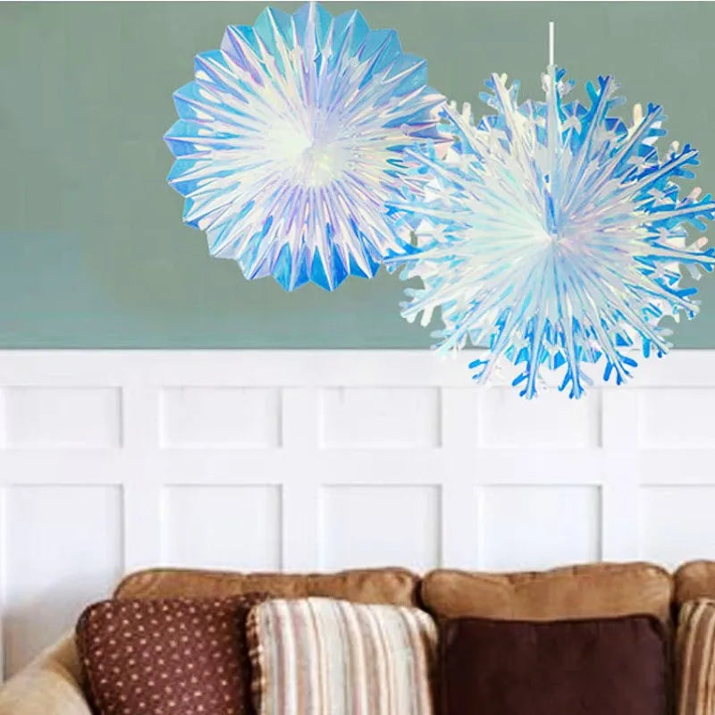 Iridescent Hanging Honeycomb Ball Decor Party Garland for Weddings Birthdays