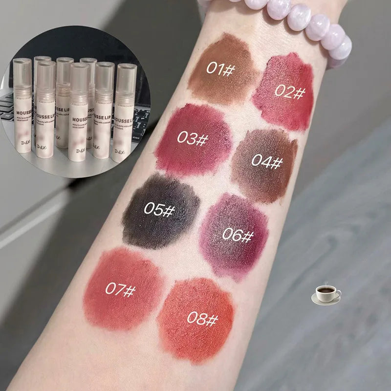 Long Lasting Matte Lipstick Waterproof Liquid Lipstick Nude Purple Punk Shades