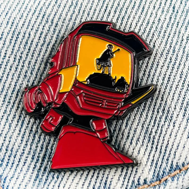 Anime Canti Badge Enamel Pin - Fooly Cooly Robot Character Fan Gift
