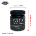 Acrylic Paint Gel Printing 250ml - Black & White Professional Art Supplies