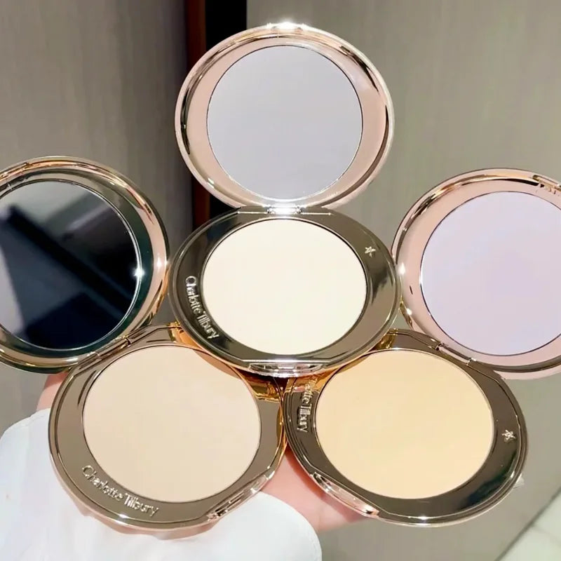 Charlotte Lip Balm Facial Setting Powder with Flawless Finish - Moisturizing Makeup Setting Spray