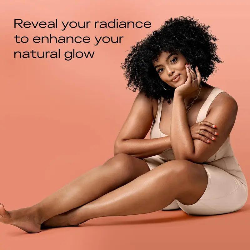 Organic Carotene Body Oil with Vitamin E & Rose Essential Oil - Brightening Moisturizer for Smooth Skin
