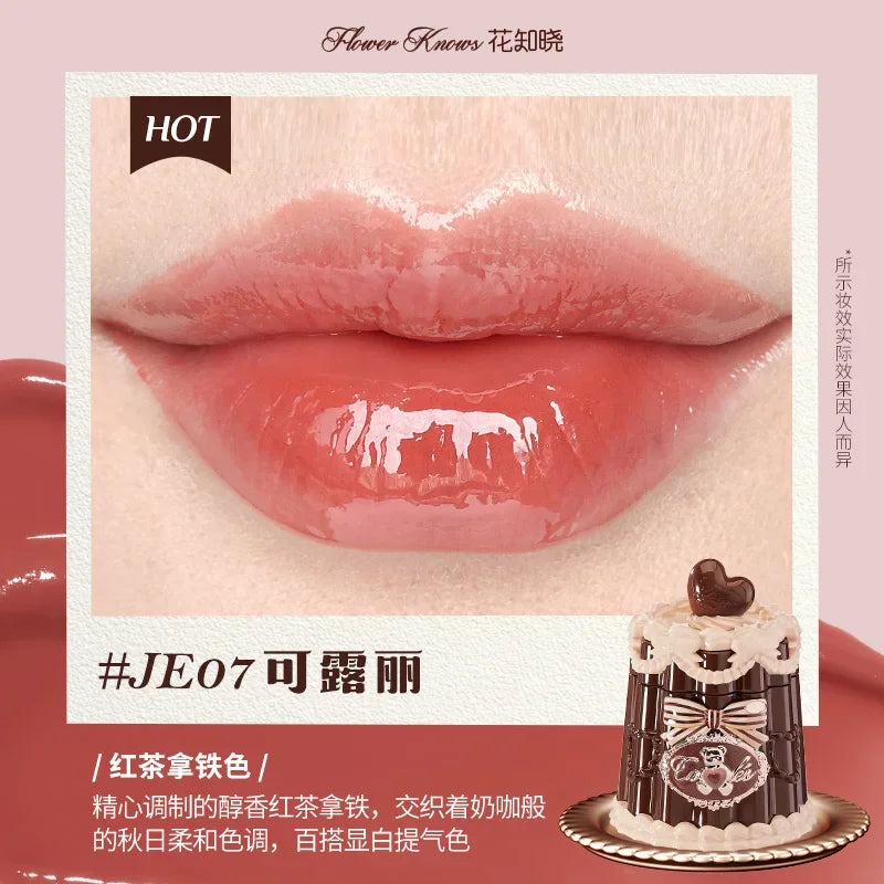 Hydrating Lip Gloss Coating Set - Soft, Moisturizing Lip Tint with Glow Finish