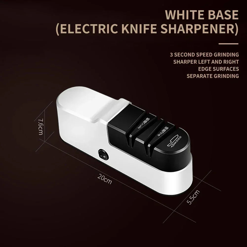 Electric Knife Sharpener Multi-Function Fast Sharpening Tool for Kitchen Knives and Scissors