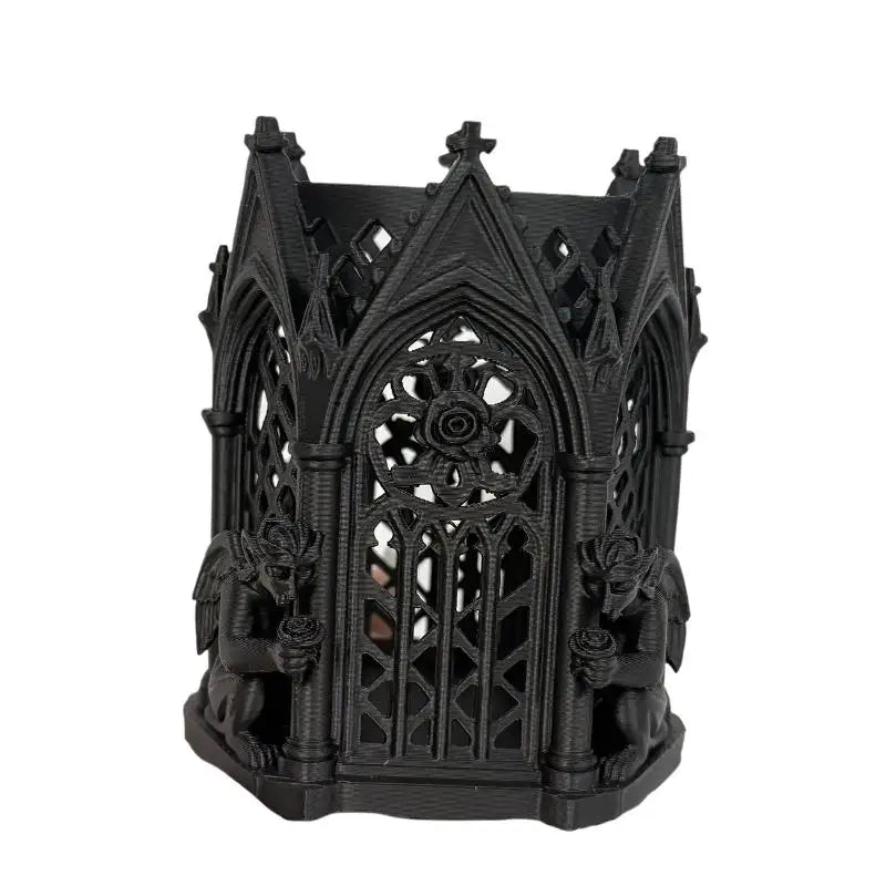 Gothic Pen Holder Ornament for Desk and Home Decor – Unique Storage Accessory