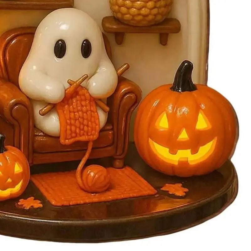 Halloween Ghost Ornaments Set - Spooky Decorative Pendant for Party & Home Decor