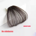 3D Remy Human Hair Clip-In Bangs for Women - Natural Fringe Hairpiece in Multiple Colors
