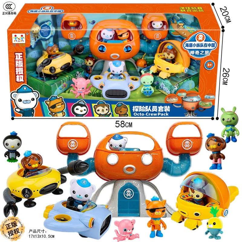 Octonauts Play Set with Action Figures - Educational Kids Toy & Holiday Gift