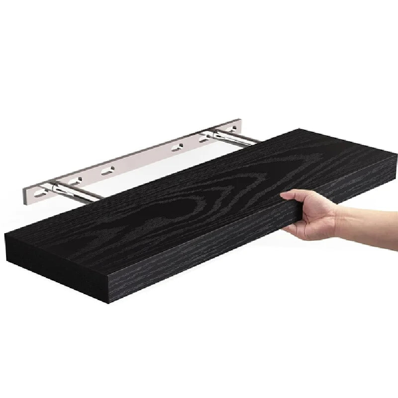 Floating Wall Shelf Storage Rack for Living Room Bedroom Bathroom Kitchen