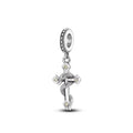 Angel Wings Cross Pendant Charm for Women - Jewelry Gift, Bracelet Decoration