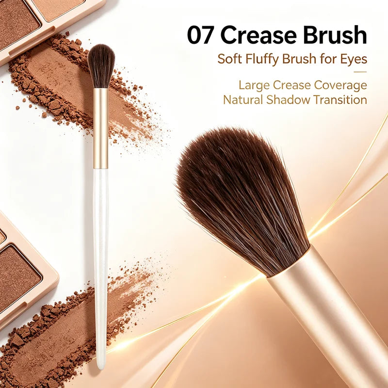 Synthetic Hair Fluffy Eyeshadow Crease Brush for Eye Makeup & Blending