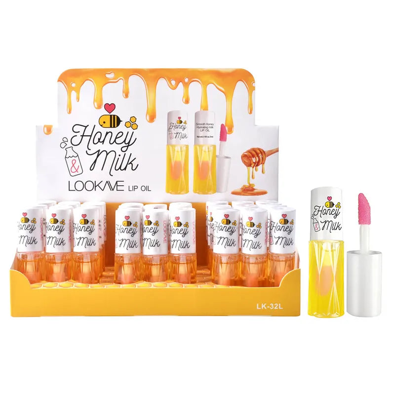 36Pcs Color Changing Lip Oil Set with Vitamin E - Hydrating Lip Care