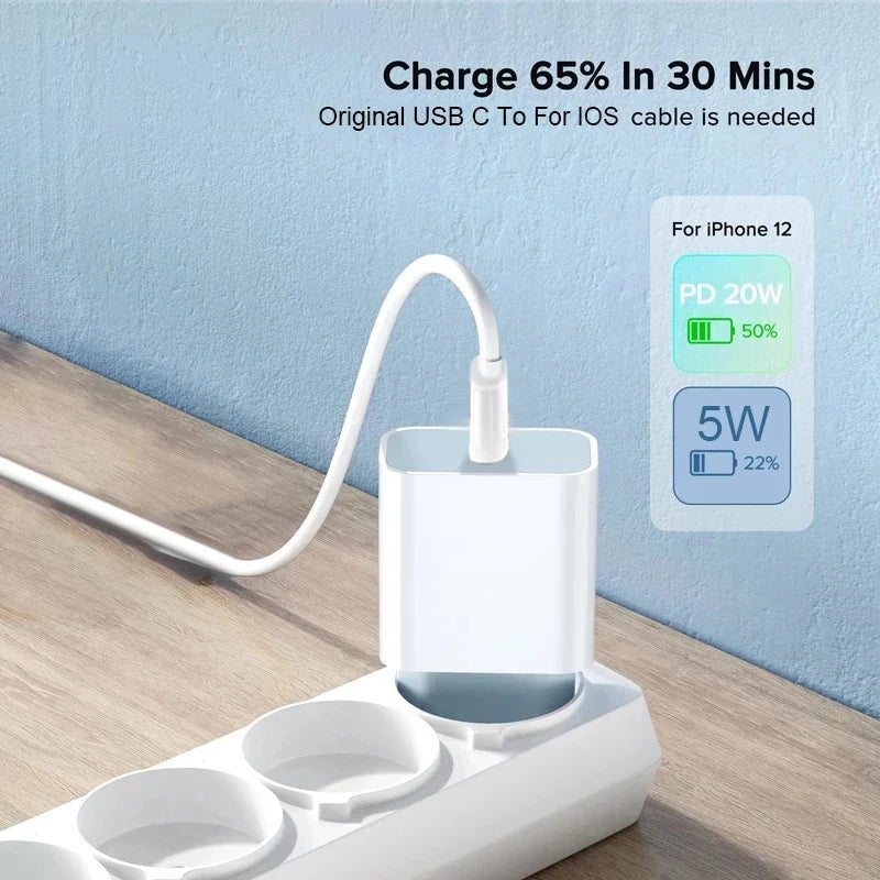 35W USB-C Fast Charger for iPhone, Samsung, Xiaomi, Huawei - Quick Power Adapter