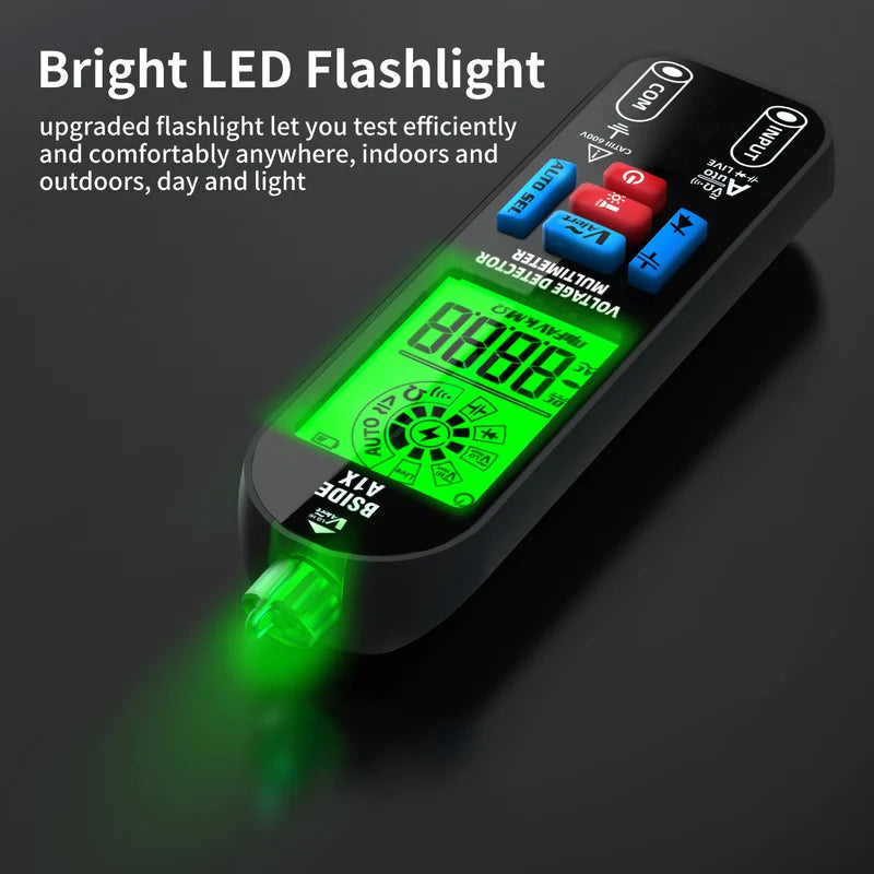 Digital Voltage Tester Non-Contact Electrician Pen Detector USB Rechargeable