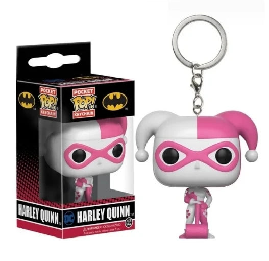 Funko Pop Suicide Squad Joker Harley Quinn King Shark Keychain Action Figure Toy Collection