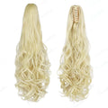 Synthetic Ponytail Extension with Claw Clip - Wavy Curly Hair Pieces for Women