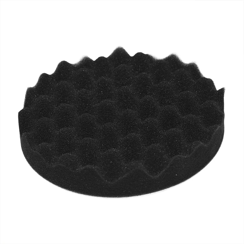 Car Buffing Polishing Sponge Pads Kit 5 Pack - Foam Waffle Detailers 6-7 Inch