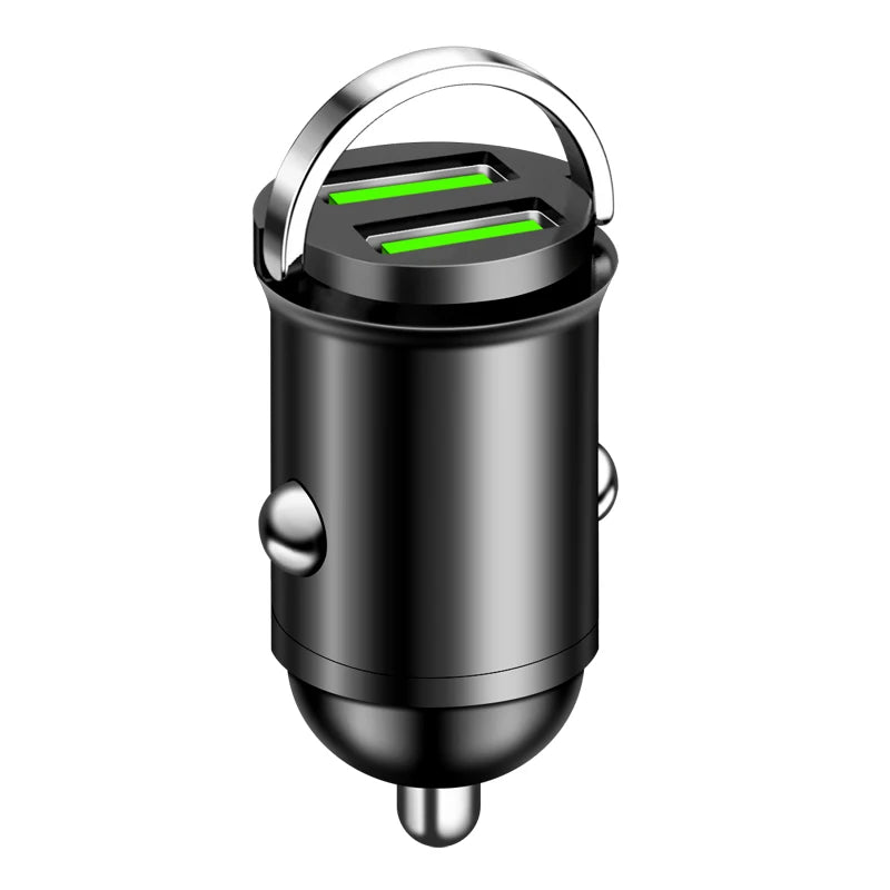 Dual USB Car Phone Charger 200W QC3.0 Fast Charging Cigarette Lighter Adapter